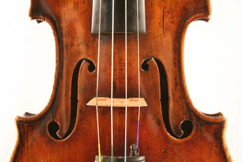 Violin Amelot Lorient ca. 1830 certificate Schmitt Lyon 1999