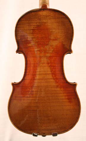 Violin Amelot Lorient ca. 1830 certificate Schmitt Lyon 1999